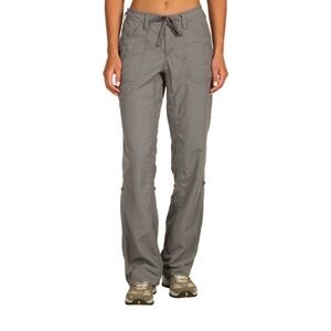 The North Face Women's Gray Hiking Outdoor Trouser Roll Up Pants Sz 6